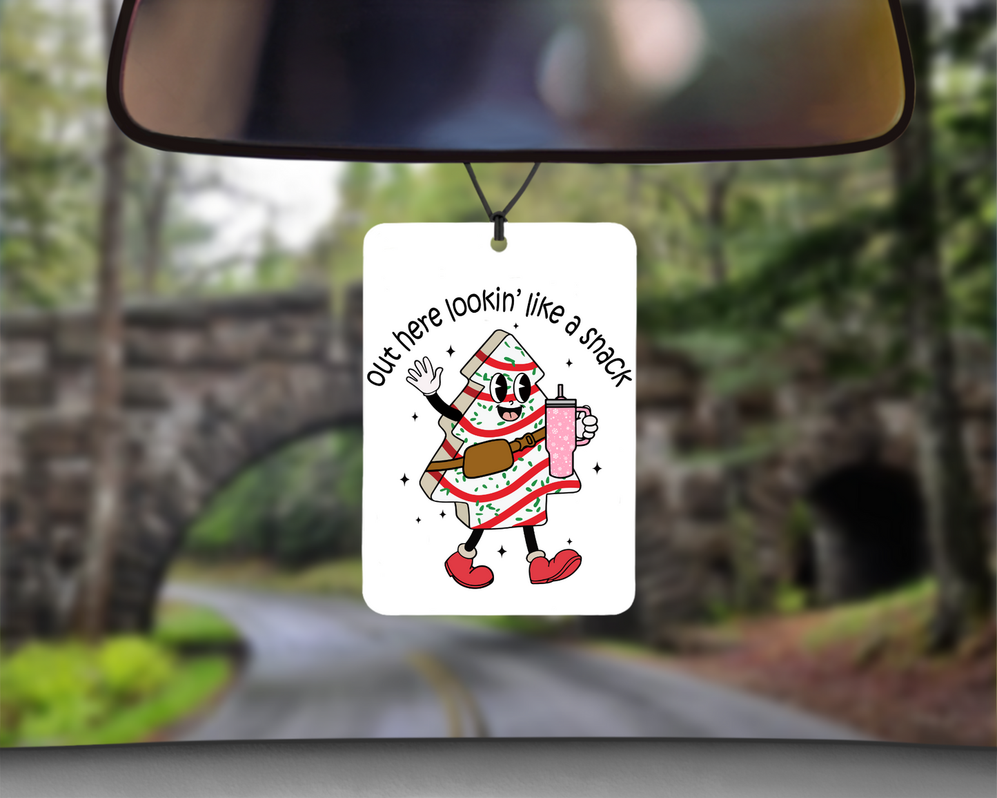 Snack Christmas Car Air Freshener