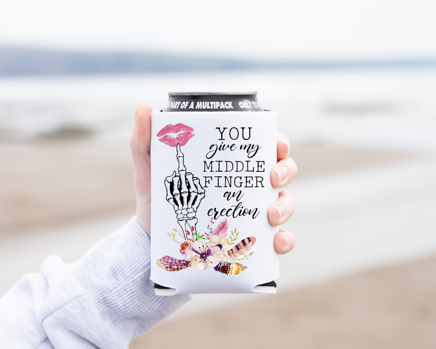 Middle Finger koozie