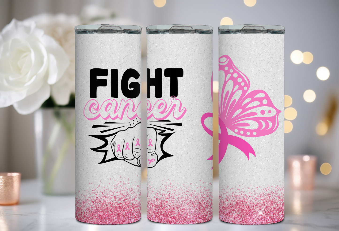 Fight Breast Cancer 20oz Tumbler