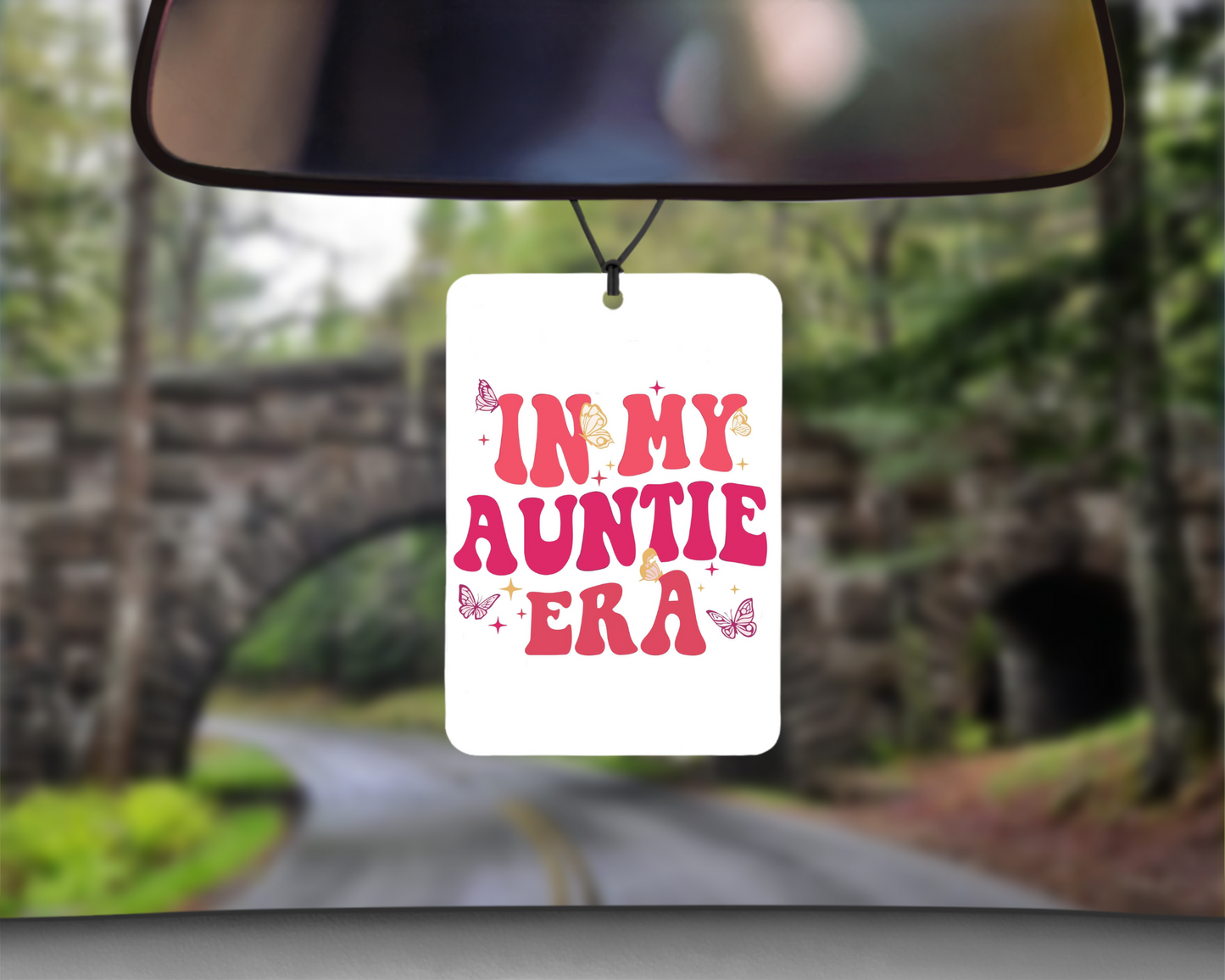 Pink Auntie 'Era' Car Air Freshener