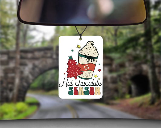 Hot chocolate season Car Air Freshener