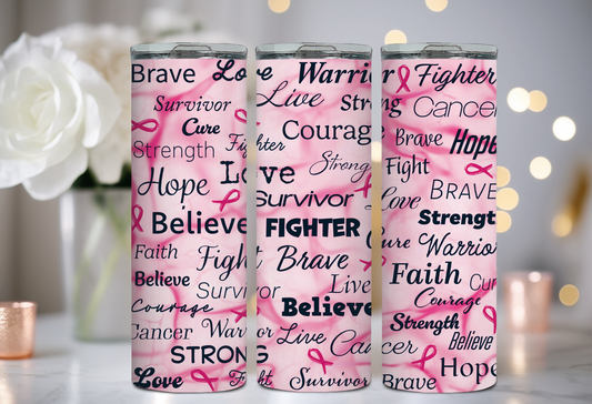 Breast Cancer Inspiration 20oz Tumbler