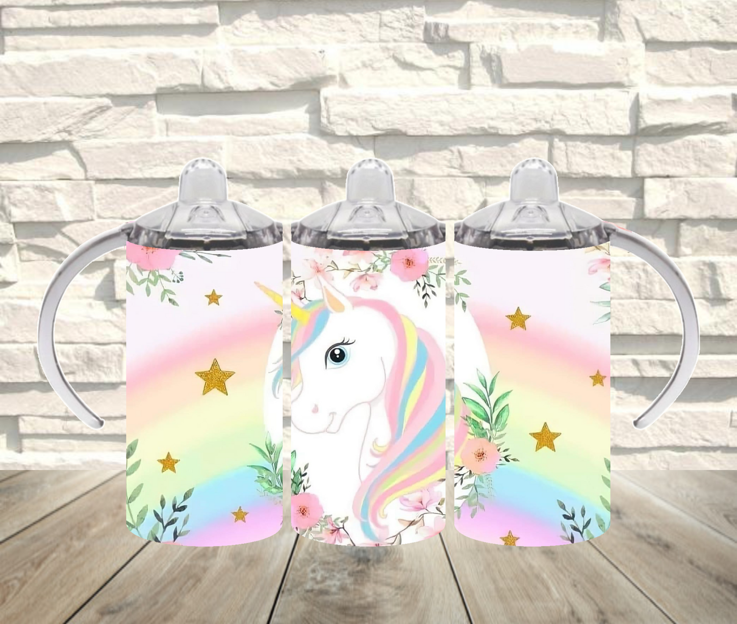 12oz Rainbow Unicorn tumbler