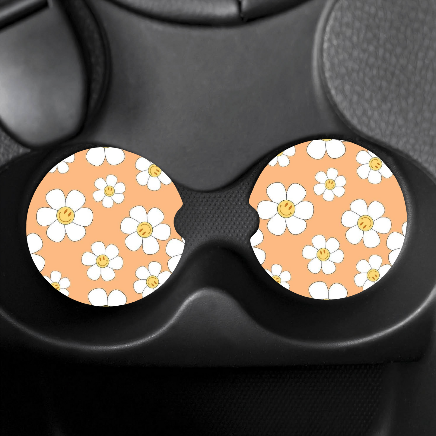 Groovy Daisy Car Coaster (2)