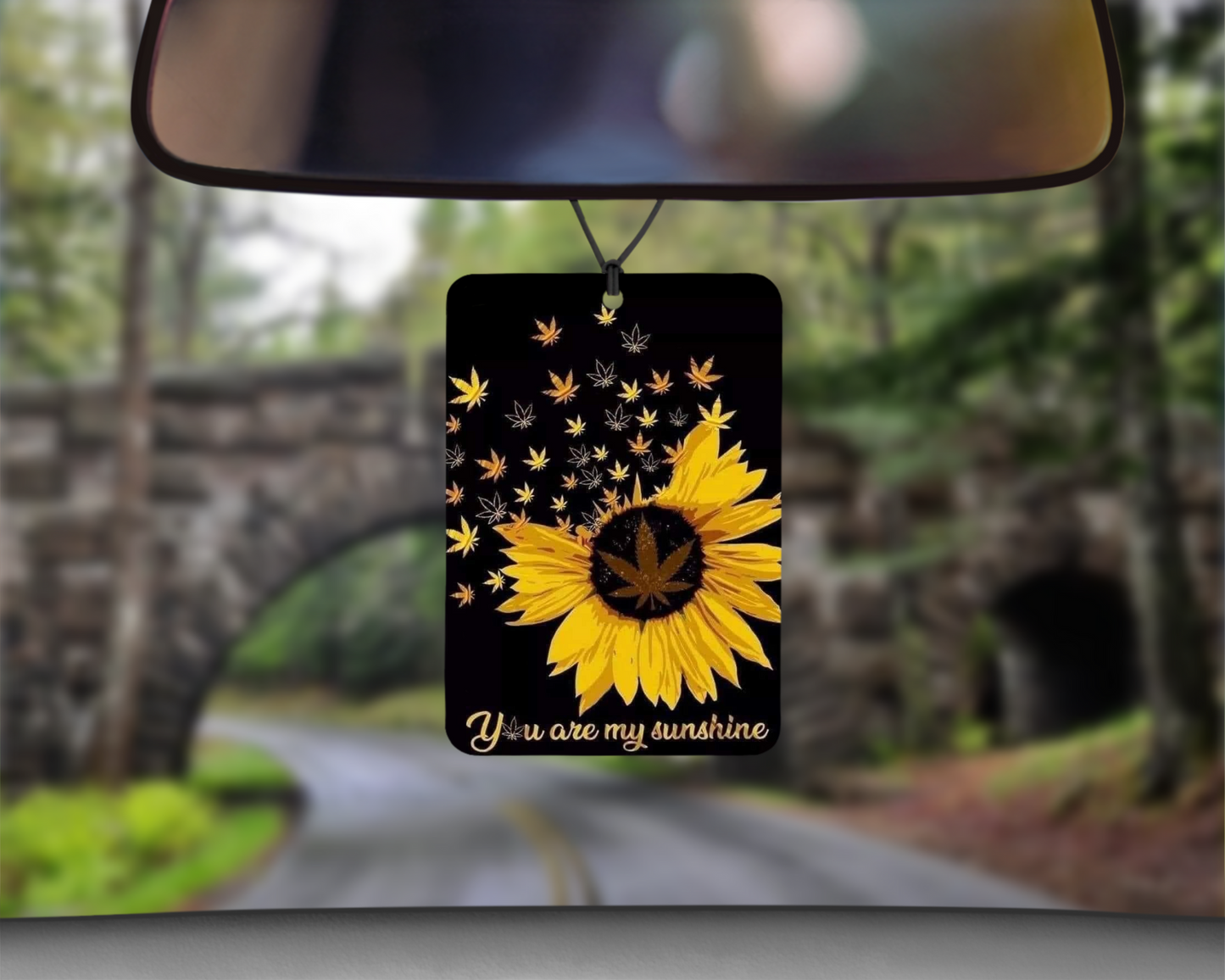 420 Sunflower Car Air Freshener