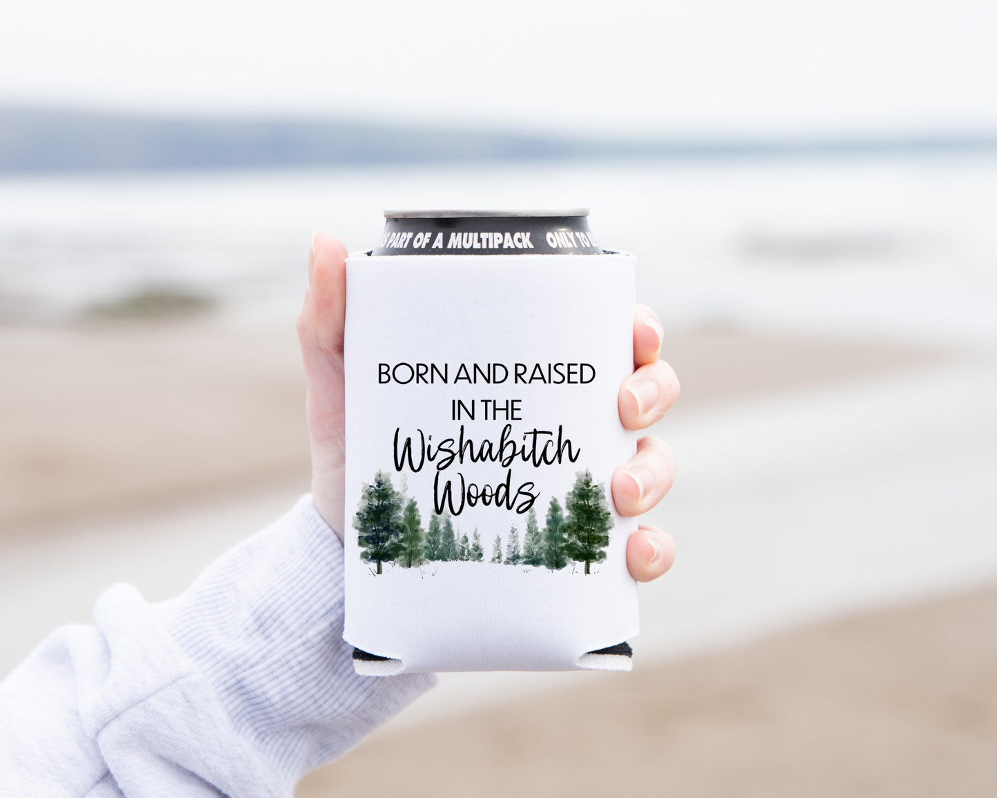 "Wishabitch Woods" Nature Koozie