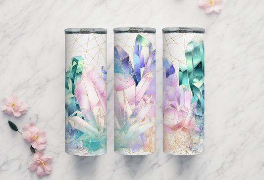 20oz Crystal Watercolor Tumbler