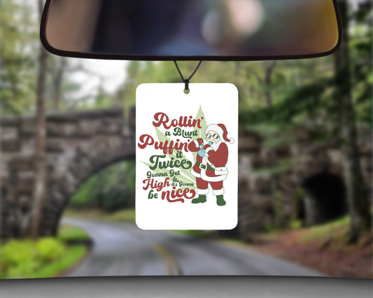 Rolling Christmas Car Air Freshener