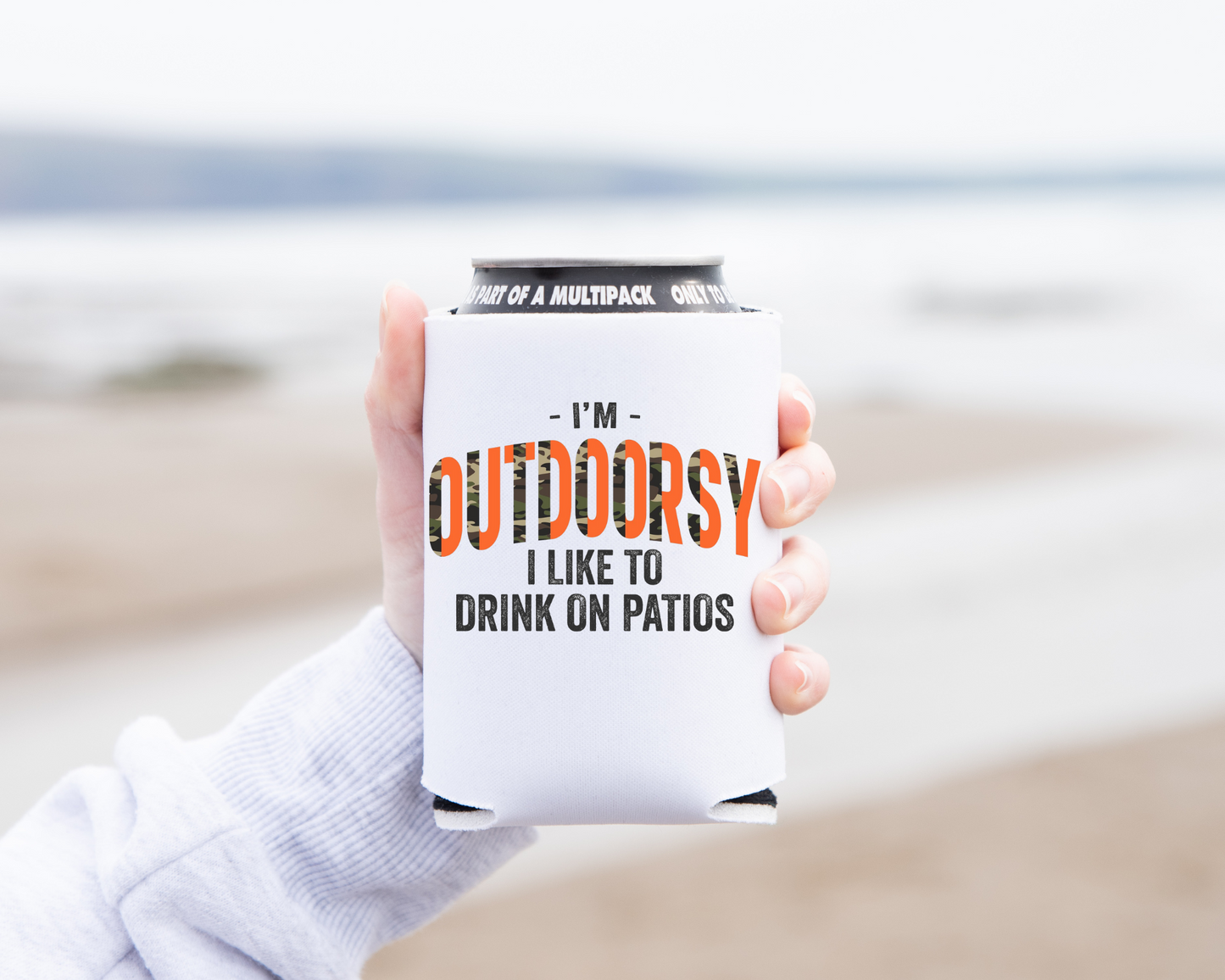 Outdoorsy Drinker Koozie