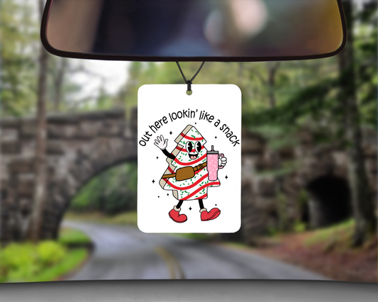 Snack Christmas Car Air Freshener