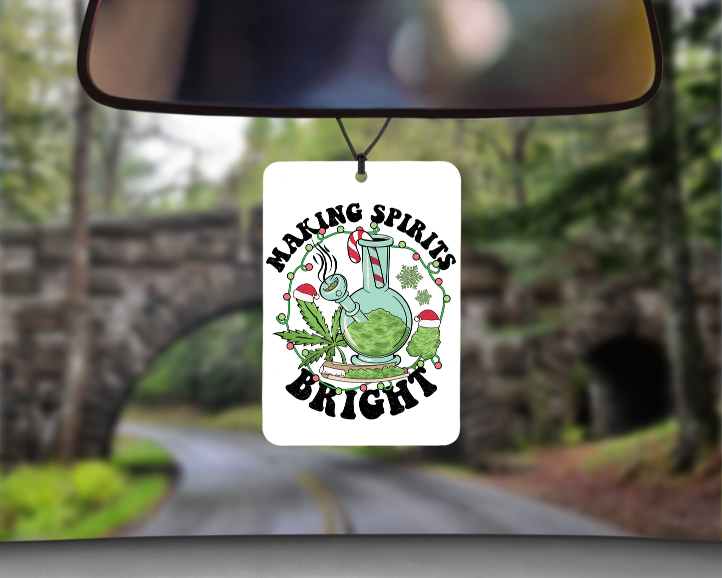 Bright Spirits Christmas Car Air Freshener