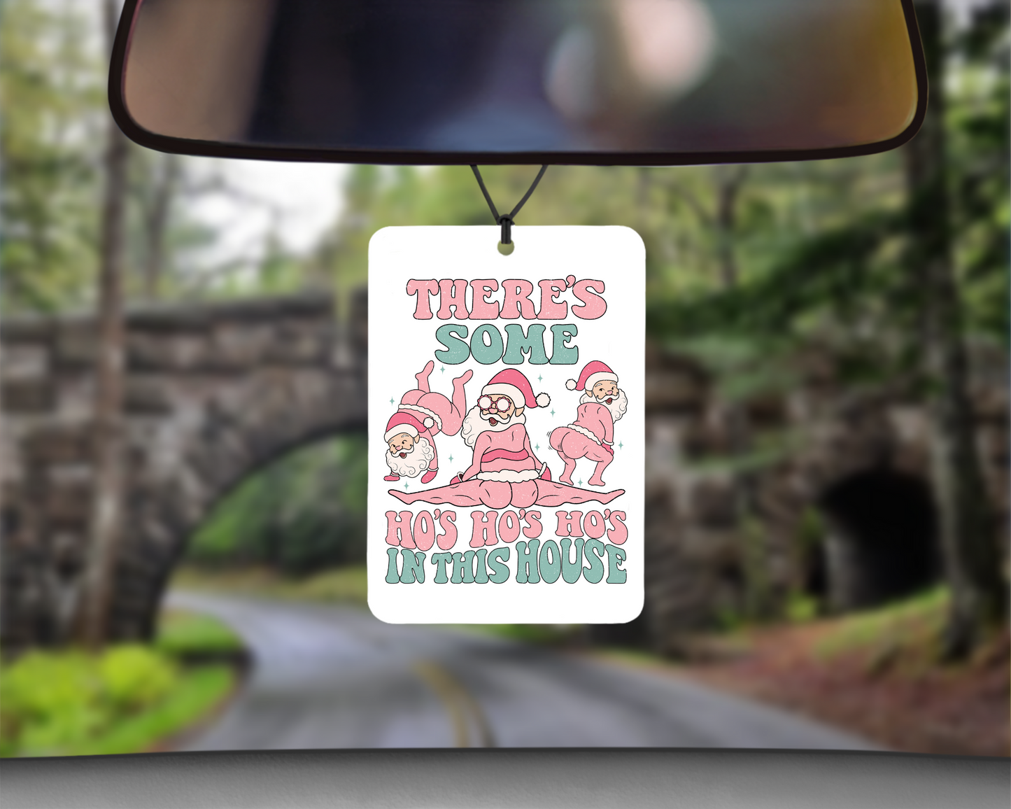 Ho Ho Ho Christmas Car Air Freshener