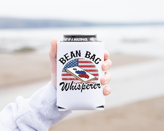 "Bean Bag Whisperer" Koozie