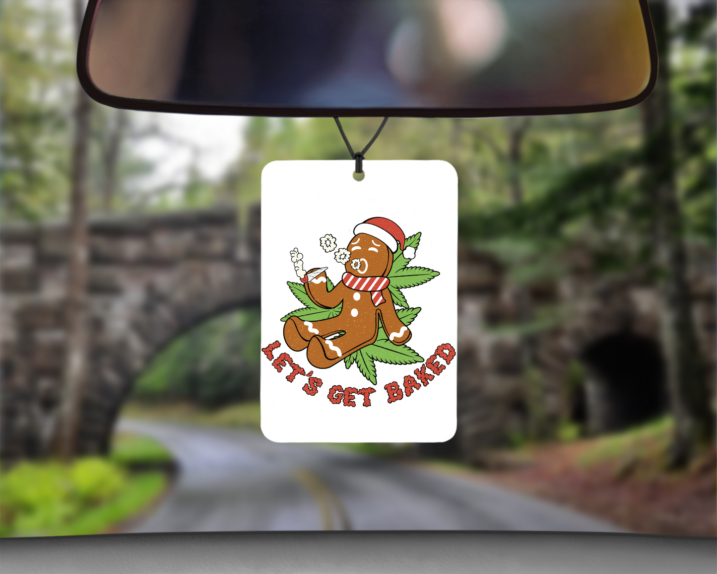 Baked Christmas Car Air Freshener