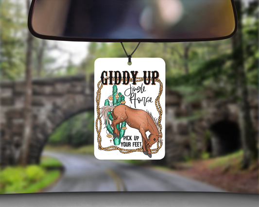 Giddy Up Christmas Car Air Freshener