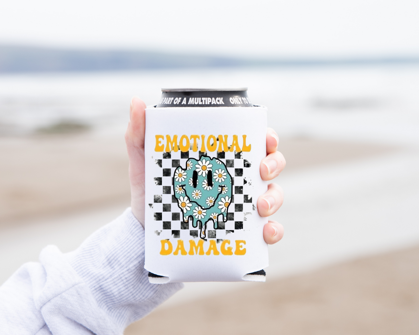 Emotional Damage koozie