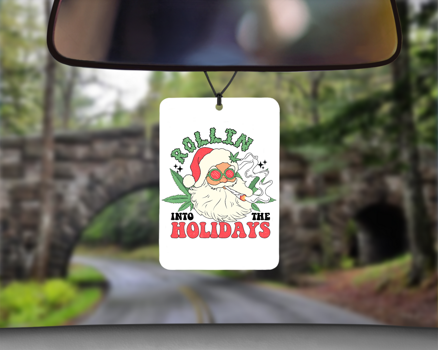 Rollin Christmas Car Air Freshener