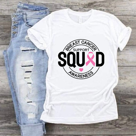 Breast Cancer Squad Short Sleeve Tee