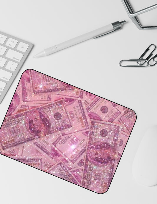 Pink Money Mouse pad