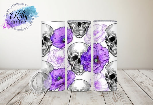 Flower x Skull Tumbler