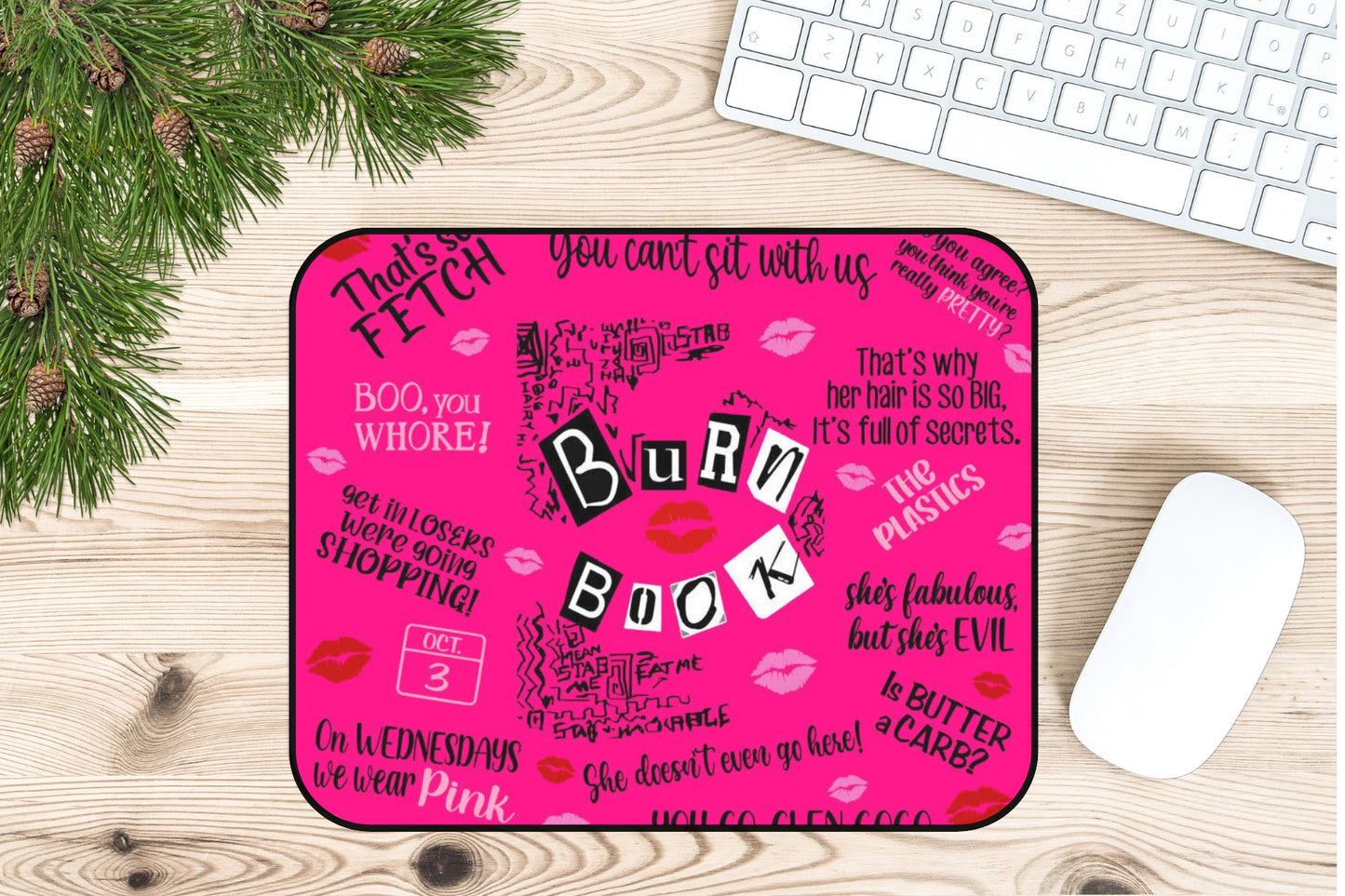 Burn Book Mouse Pad