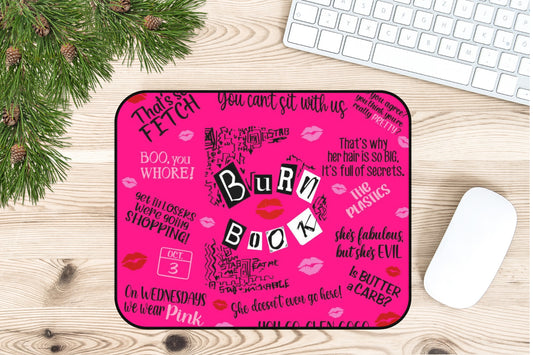 Burn Book Mouse Pad